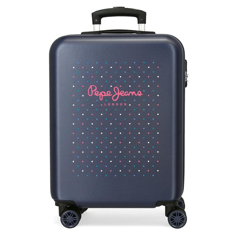Pepe Jeans Molly Multicoloured Cabin Suitcase 38x55x20 cm Rigid ABS Combination lock 34 Litre 2.6 Kg 4 Double Wheels Hand Luggage