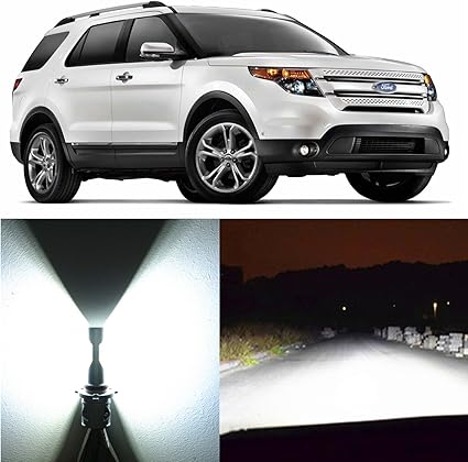 Car Truck Parts Led Headlight Kit 9 White 6k Fog Light Cree Bulbs For Ford Explorer 1995 1998 Car Truck Lighting Lamps