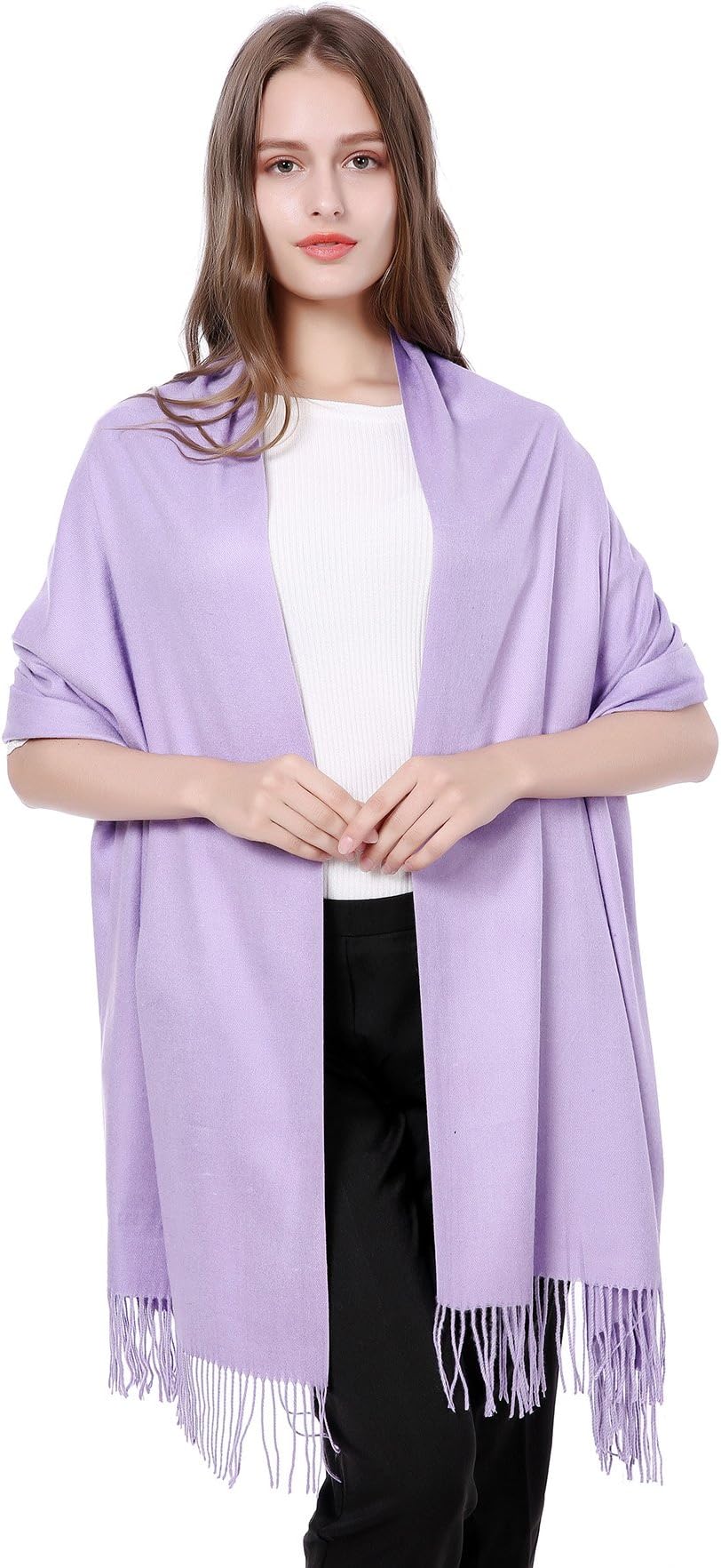 JAKY Global Cashmere Scarf Pashminas Wraps Shawl Super Soft Warm 78" x 27" Scarves Women Men