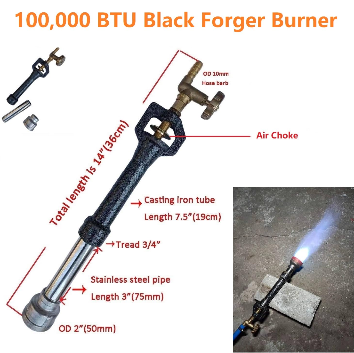 25KG(55LBs) Large Propane Smelting Furnace Kit with Crucible 25KG, Double Forge Burners and Dual Regulators, Foundry Casting Kiln Furnace for Melting Metal Recycle Gold Copper Aluminum