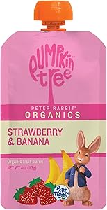 Peter Rabbit Organics Baby Strawberry Banana, 4 oz