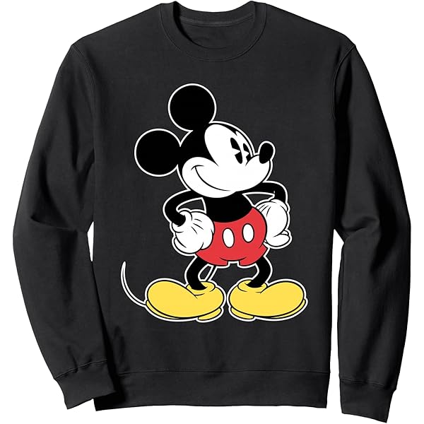 Amazon.com: Disney - Mickey Mouse Sketch Pullover Sweatshirt