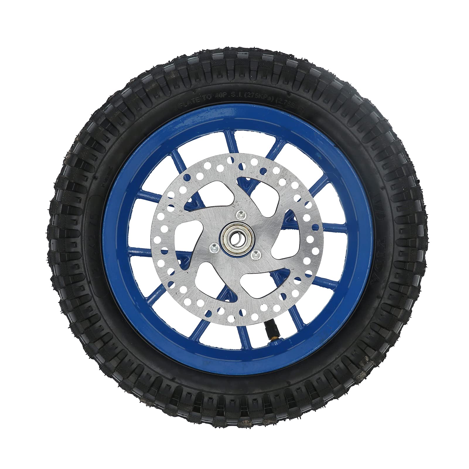 AMONIDA 12.5 X 2.75in Front Wheel Tire And Rim, Rubber Tire + Metal - View #2