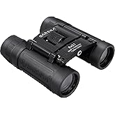 Barska 8x21 Lucid View Compact Binoculars with Roof Prisms, Fully Coated Optics, Center Focus, Rubber Armor Grip – Lightweight for Hiking, Bird Watching, Travel