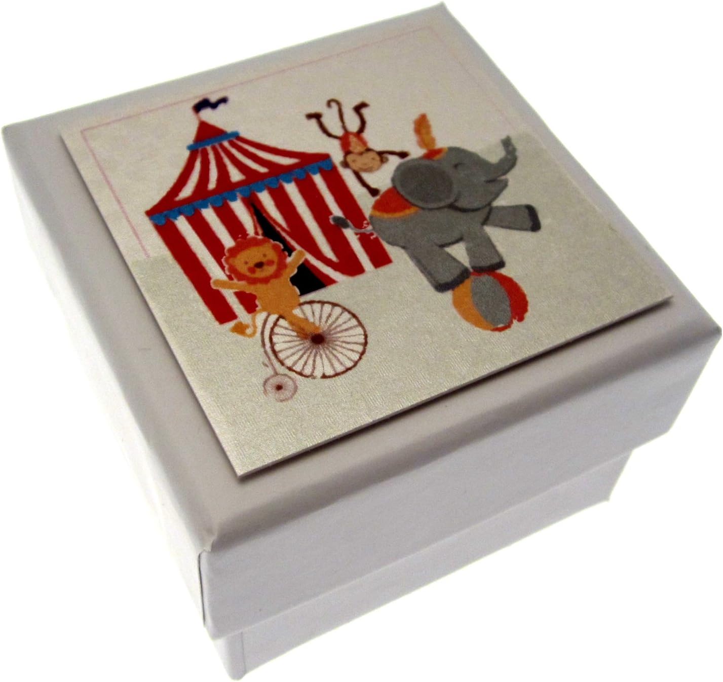 White Cotton Cards Animales de Circo Caja de Fiesta para Ropa ...