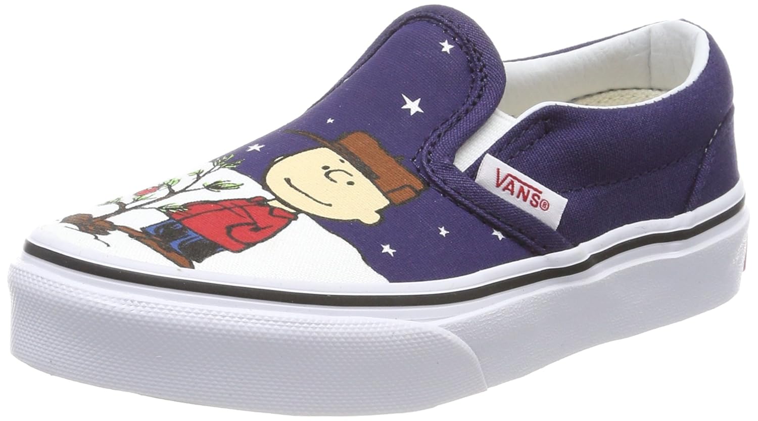 vans peanuts christmas slip on