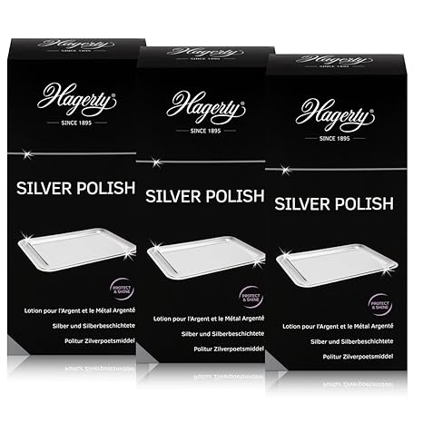Hagerty Silver Polish - Silberpolitur mit Anlaufschutz 250ml (3er Pack)