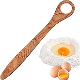 Vtuna Wooden Danish Dough Whisk, Bread Whisking Tool for Mixing Sourdough, Egg and Flour Mixer Whisk, Traditional Bread Baking Tools and Supplies.