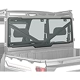 KEMIMOTO Light Tinted Rear Window, Pre-installed Back Windshield Compatible with Polaris Ranger XP 1000/Crew 2017-2026, Polaris Ranger 1000/Crew 2020-2026, Ranger XP 900/Crew 2013-2019