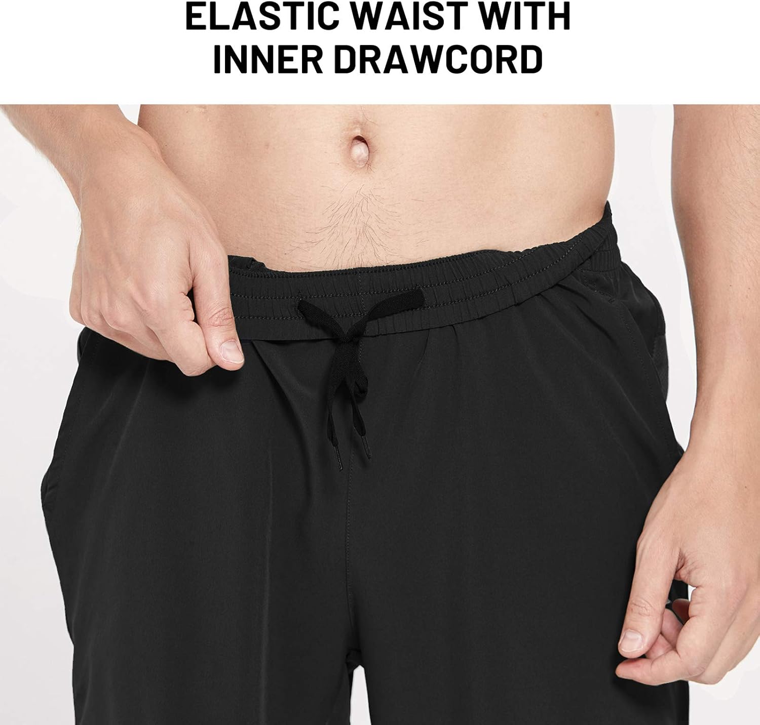 MIER Men's Workout Running Shorts Quick Dry Active 5 Inches Shorts with Pockets, Lightweight and Breathable: Clothing
