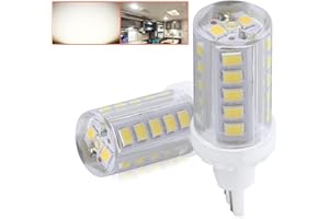 Leisure LED 2 Pack RV LED Light Bulbs 450LM Natural White 4000K T10 921 922 912 33SMD LED Replacement Light Bulbs for RV Indoor Lights 10-30V (Natural White 4000K, 2-Pack)