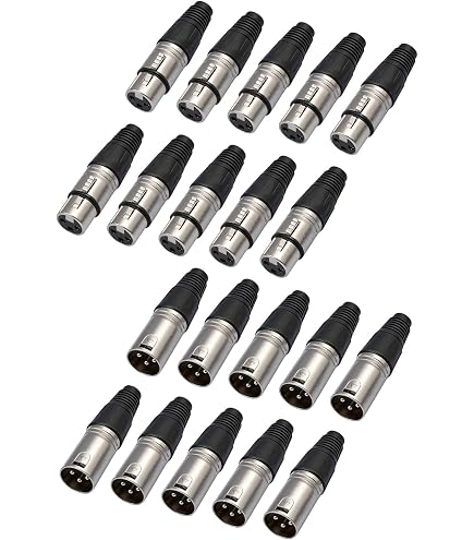 Amazon.com: Neutrik 6 NC3MXX & 6 NC3FXX 3 Pin Male & Female XLR