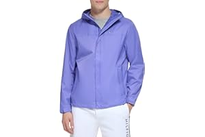 Tommy Hilfiger mens Lightweight Breathable Waterproof Hooded JacketJacket