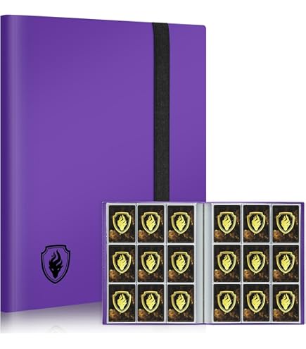 Premium 9-Pocket Kartenbinder Für 540 Karten – PU Cover, Marineblau, Für YuGiOh, MTG, Sportkarten