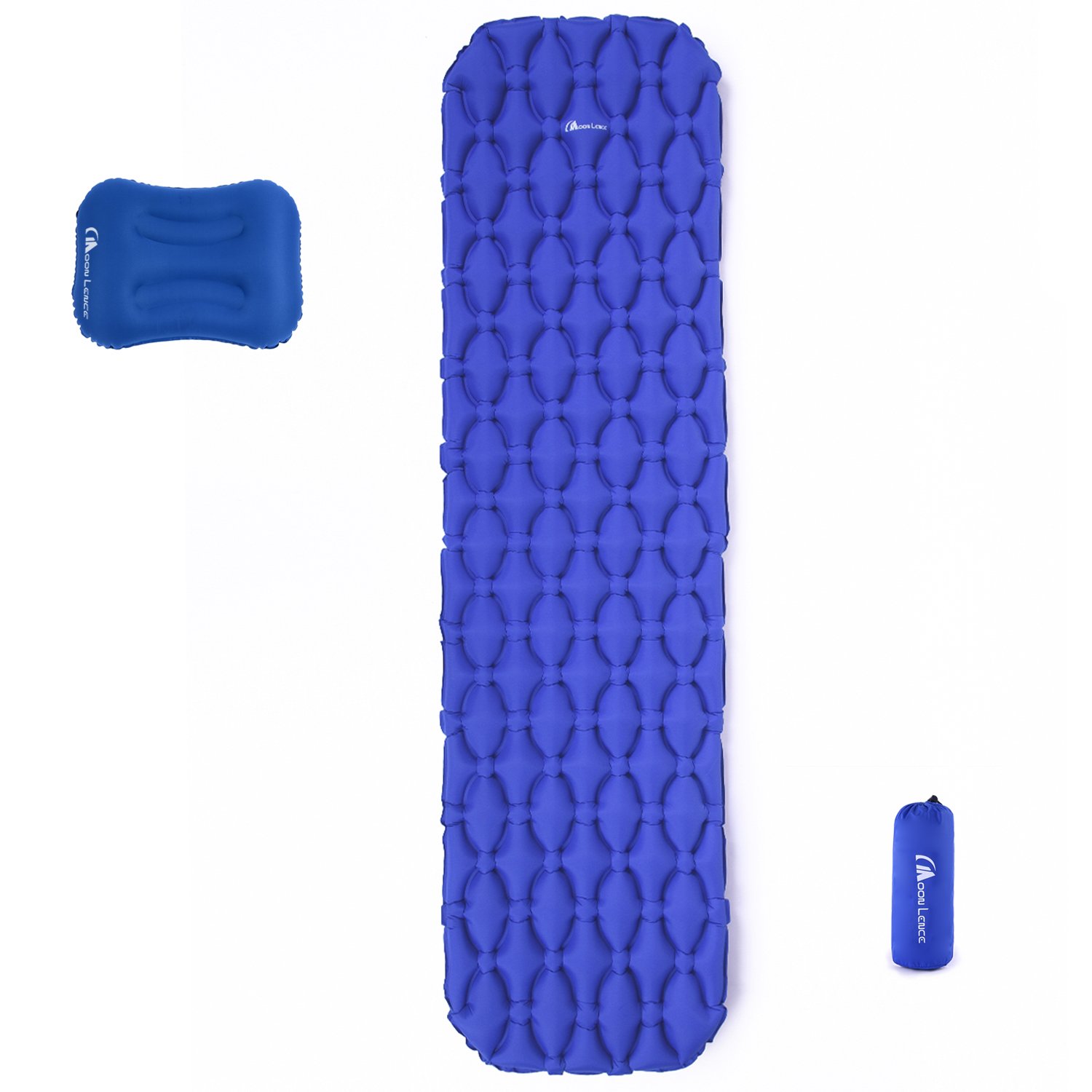 MOON LENCE Sleeping Pad with Camping Pillow for Camping Backpacking