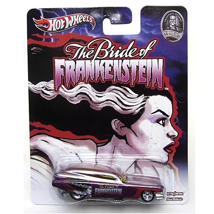 59 CADILLAC FUNNY CAR * THE BRIDE OF FRANKENSTEIN / UNIVERSAL STUDIOS MONSTERS * Hot Wheels 2013 Pop
