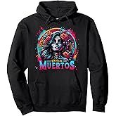 Dia De Los Muertos La Catrina Day of the Dead Sugar Skull Pullover Hoodie