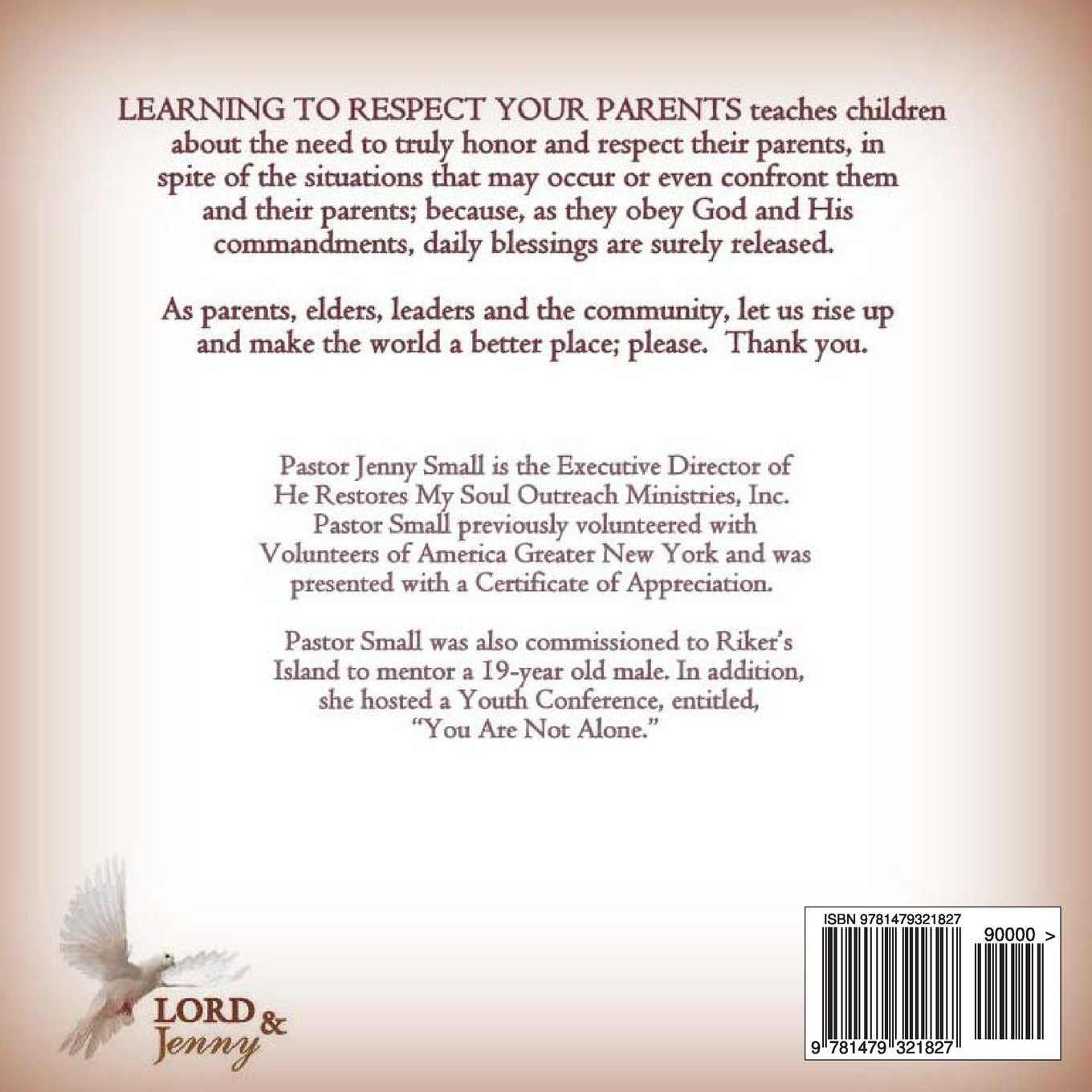 Learning To Respect Your Parents Small Pastor Jenny 9781479321827 Amazon Com Books