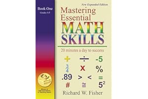 Mastering Essential Math Skills Book One Grades 4 and 5 Redesigned Library Version