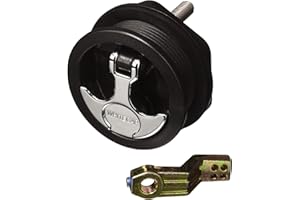 Whitecap Industries S-0230BC T-Handle Latch - Non-Locking, Black