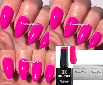 Bluesky Vernis à Ongles Gel Dissoluble Uv Ou Led 10 Ml Avec