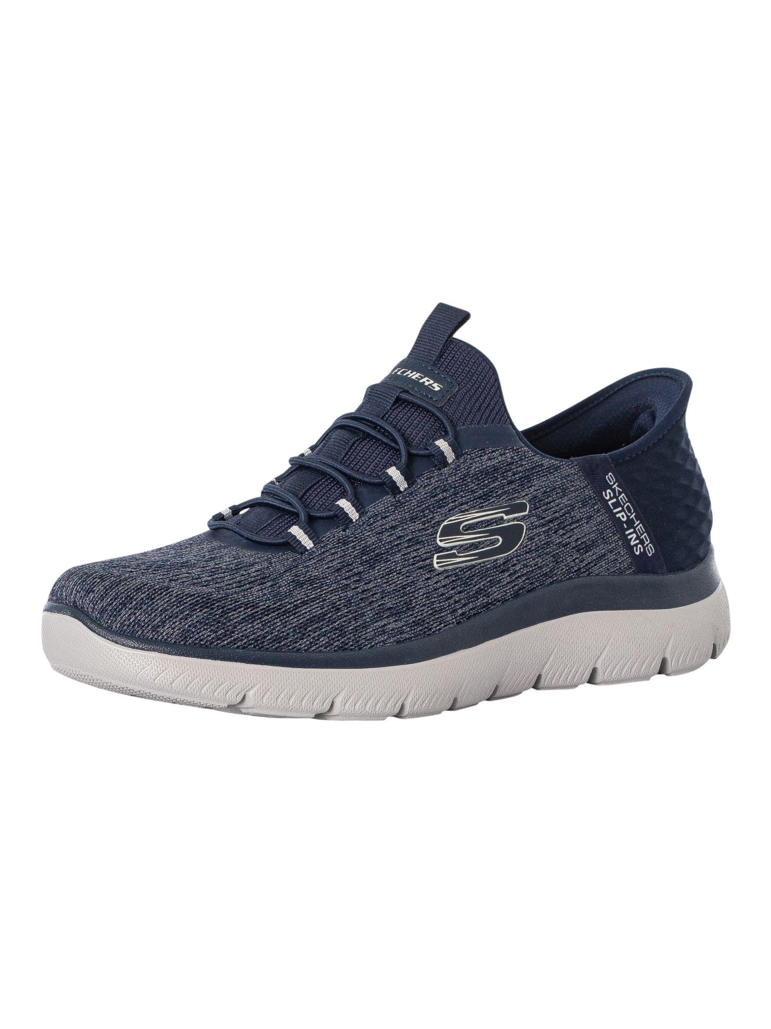 Skechers Men's Summits Key Pace Hands Free Slip-in Sneaker,Navy,11 Wide Image