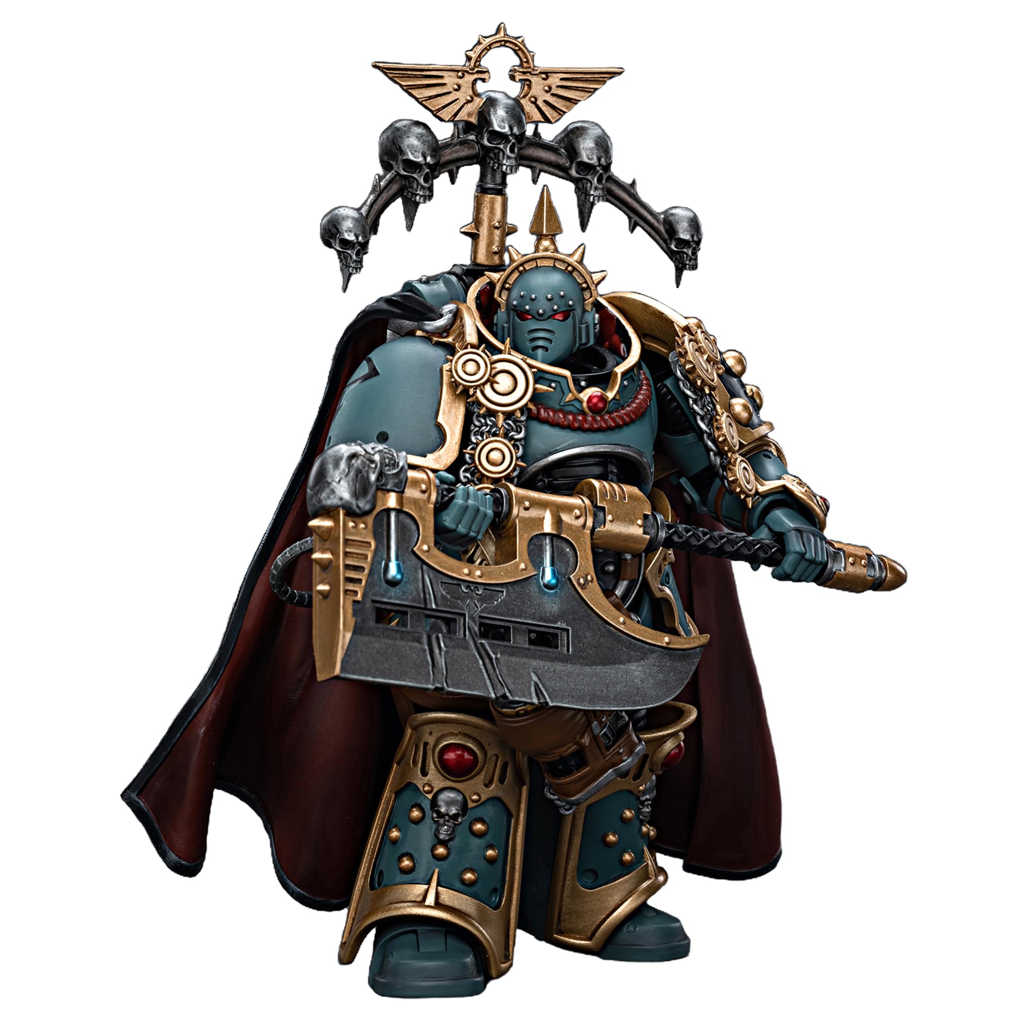 TOYVERSE Joytoy 1/18 Action Figure Warhammer The Horus Heresy, Sons of Horus Legion Praetor with Power Axe, Mobile Joints Character Model, 12.6 cm, 15 Years and Older