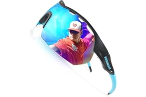 ROCKNIGHT HD Polarized Skin-Friendly Sports Sunglasses Super Light Ventilation Big Lens Youth Adult