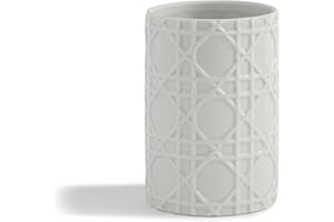 Kassatex ARN-T Rattan Tumbler, White