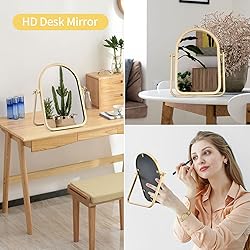 Geloo Vanity Makeup Table Mirror - Desk Mirrors 360