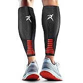 Rymora Calf Compression Sleeves Men Women - Leg Compression Sleeve Footless Socks - Shin Splint Relief Fitness Running