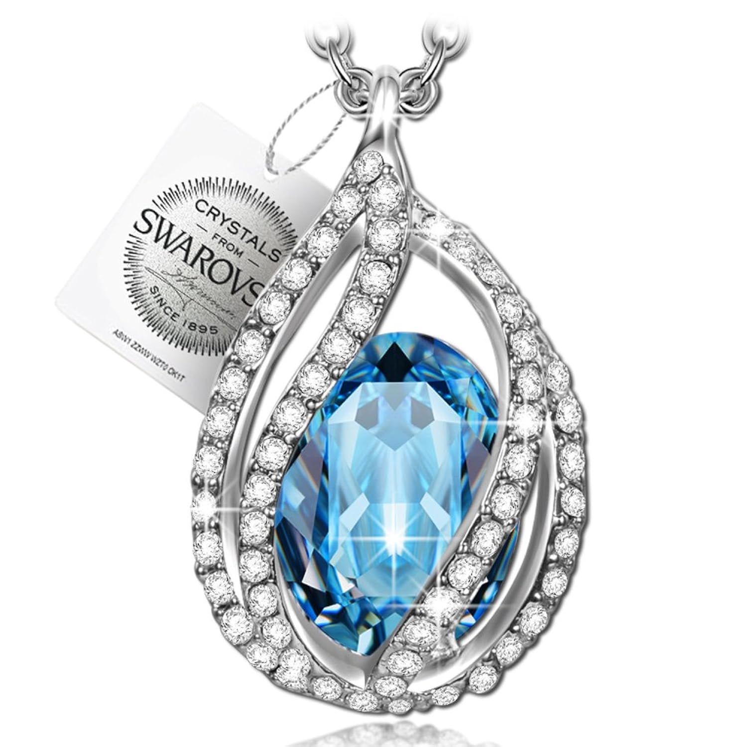 Pauline  Morgen Luz de la luna Collar Mujer fabricados con cristales