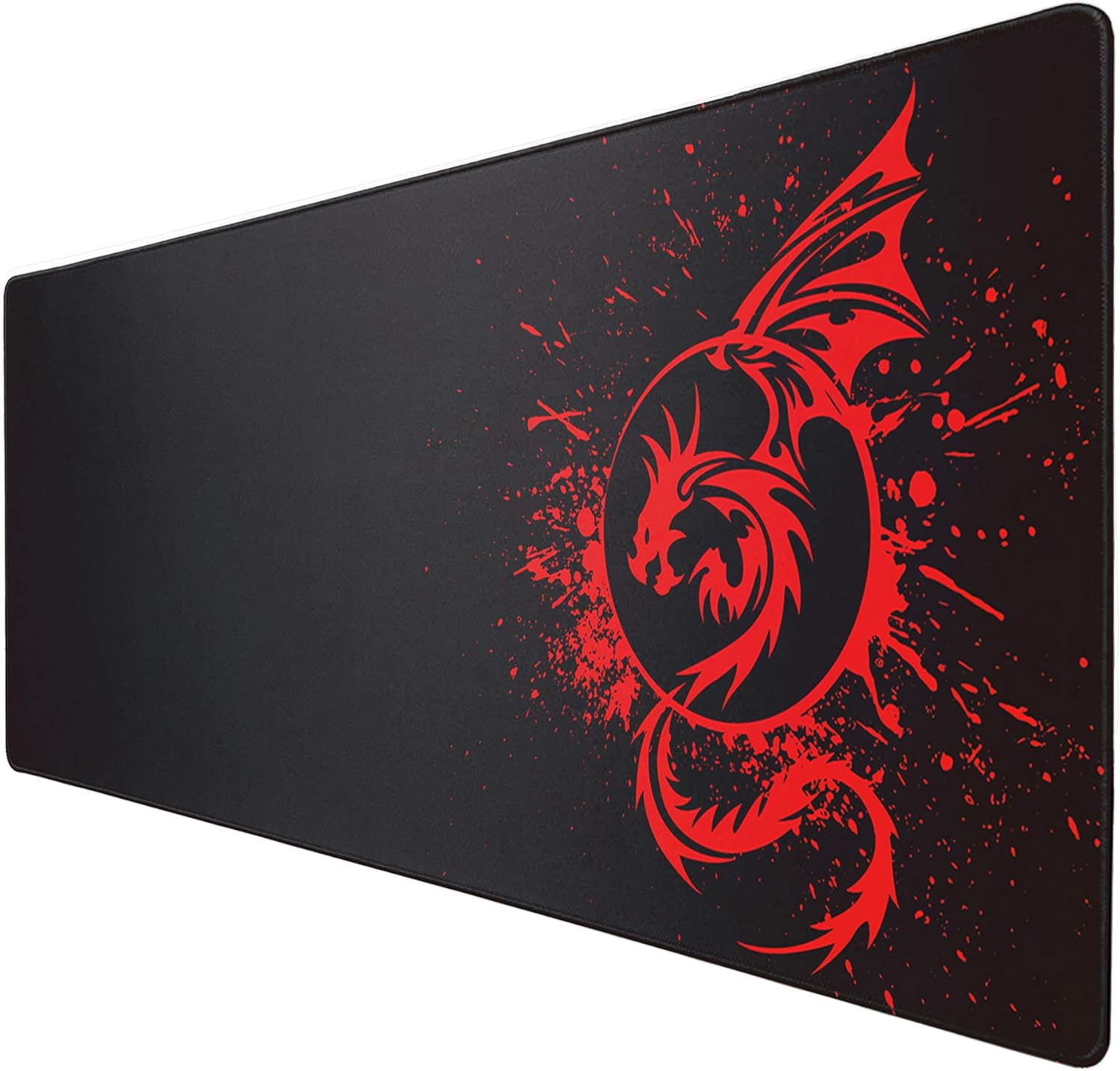 Gaming Mouse Pad,Large Extended Non-Slip Mousepad with Rubber Base and Stitched Edges,Smooth Surface Waterproof Speed Gamer Mouse Mat for Gaming Macbook
