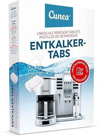 Entkalkungstabletten für Kaffeevollautomat, Kaffeemaschine, Espressomaschine 20x Entkalker-Tabletten a 16g pro Tablette
