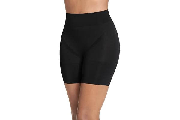 Jockey Women's Shapewear Skimmies Seamfree Tummy Smoothing Mid-Waist Mid-Thigh Short