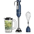 Ninja Immersion Blender and Whisk, Hand Stick Blender, 4 Speeds, with SplatterShield and PanProtect, 4-Cup Blending Vessel, D