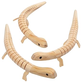 wooden lizard