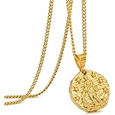 Speroto Zodiac Necklace for Men Women, Stainless Steel 12 Constellation Mens Necklace, Horoscope Astrology Embossed Zodiac Pendant Necklace, Ideal Gifts for Men Women Teens