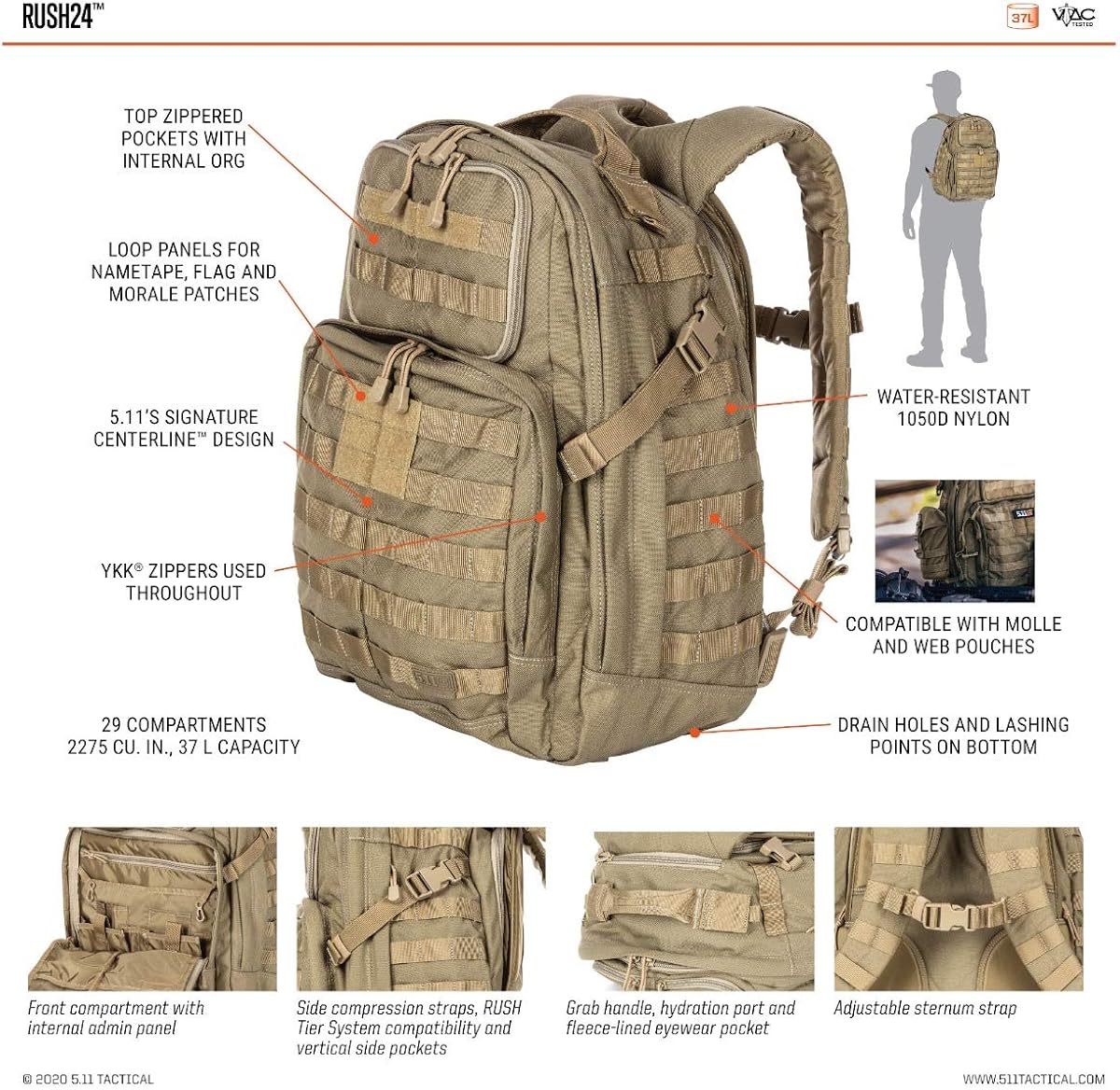 tactical backpack 5.11