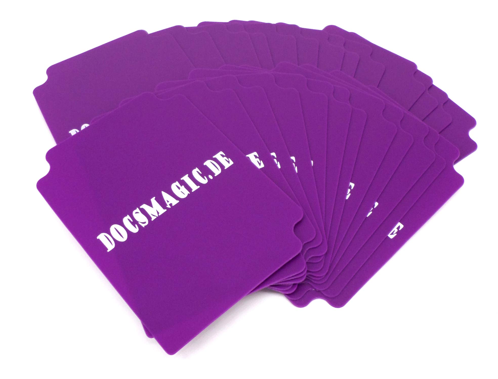 docsmagic.de 25 Trading Card Deck Divider Purple - MTG PKM YGO