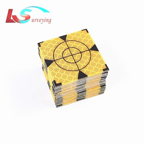 100 Pcs Green Reflective Tape Sheets - 40x40mm Super Power Reflector Targets For Construction & Surveying - View #7