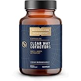 Quicksilver Scientific Clear Way Cofactors - Body Detox Cleanse Support with Vitamin B1, Dandelion Extract, Quercetin & Nattokinase Enzyme - Antioxidant Cleanse to Support Gut Health (120 Capsules)