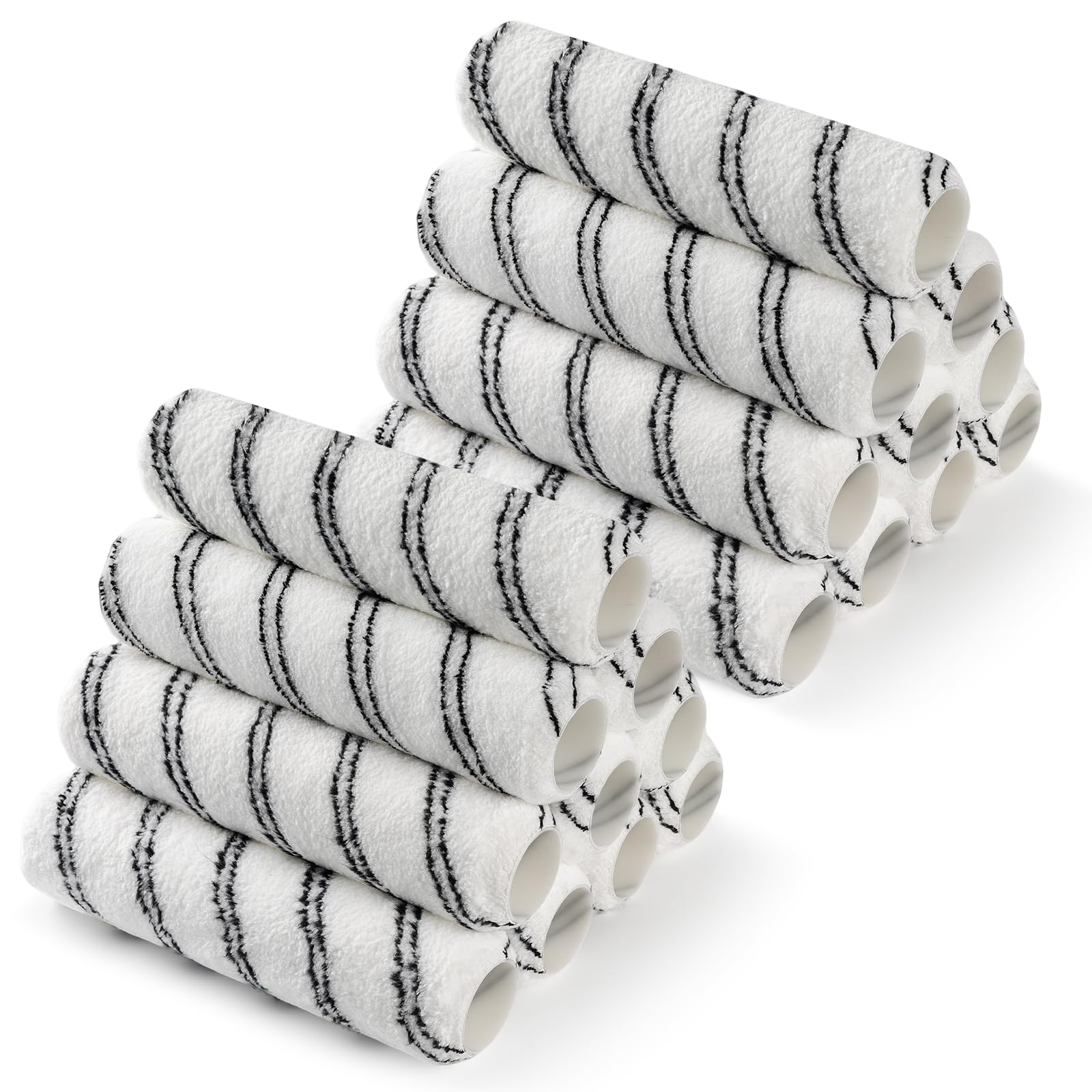 Photo 1 of CoatPro Twools Paint Roller, 20 Pack Microfiber Paint Roller Covers 9 Inch, Large 9 Inch Paint Rollers for Painting Walls, Covers for Paint Roller Kit