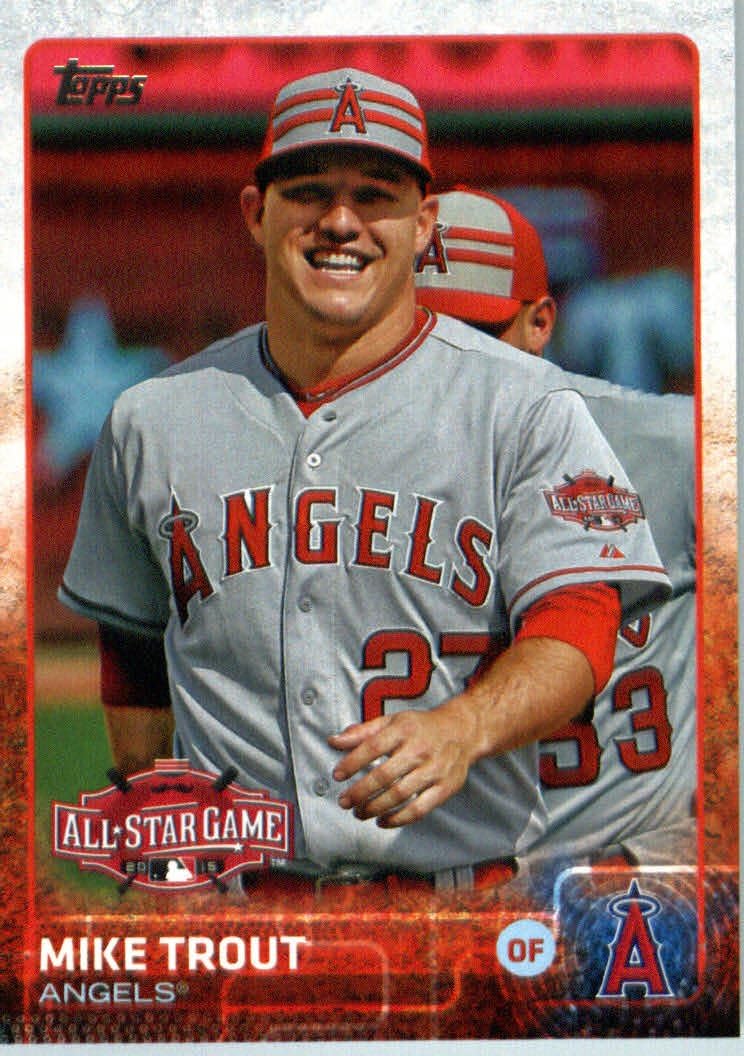 2015 Topps Update US364 Mike Trout Baseball Card