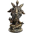 Ebros Whimsical Sabbatic Goat of Mendes Samael Lilith Baphomet Bobblehead Figurine LaVeyan Baphomet Worship The Caduceus Symbol Bobble Heads