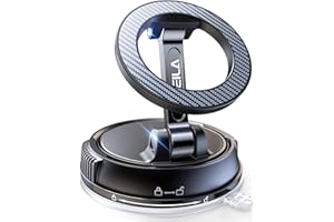 Car Phone Holder for Magsafe [78+LBS Strongest Suction & 2400gf Magnetic] 360° Adjustable Car Phone Mount, Phone Holders for 