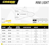 Cressi Mini Light Fins Orange 23/24 Kids Learn to Swim view 5