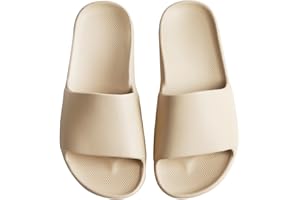 GETOEU Arch Support Slides for Woman Waterproof Shower Shoes Slip Resistant Pool Cloud Slides