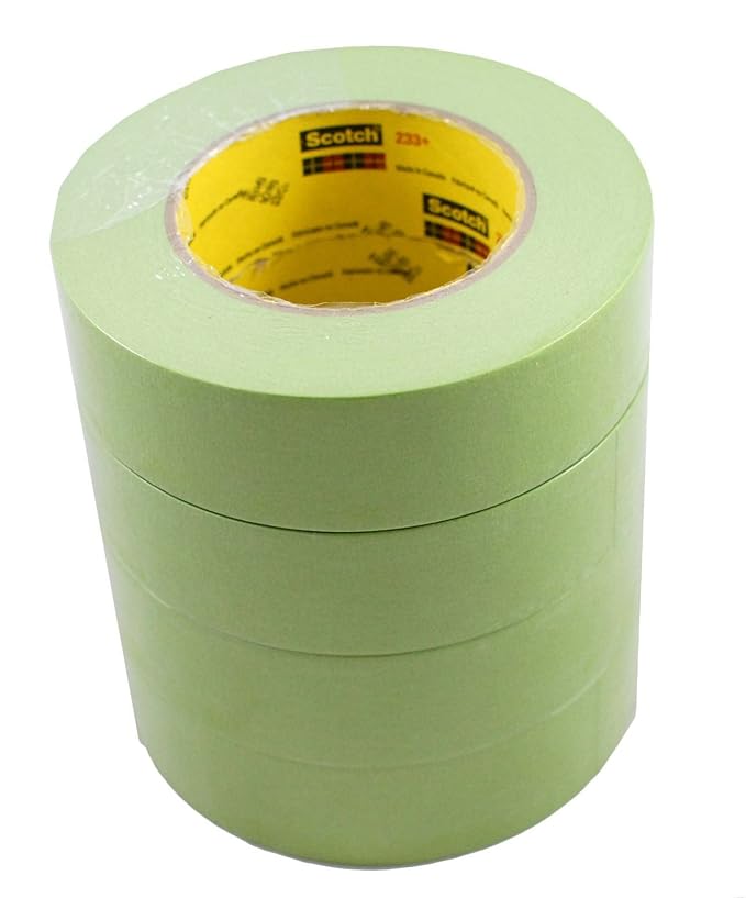 3M 11/2" 233+ GREEN AUTO MASKING TAPE4 RollPAINT CAR Amazon.in