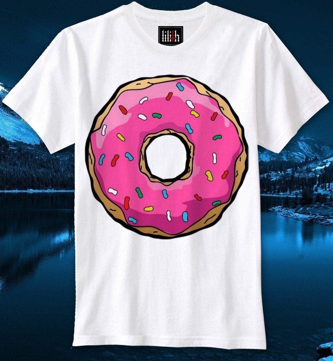 T Shirt Pink Donut Care Skater Hipster Tumblr Supreme Odd